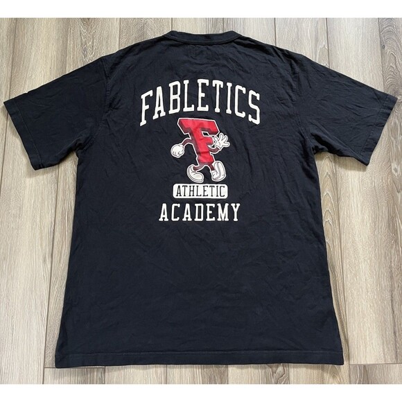 Fabletics The R&R Tee Fabletics Athletic Academy Black Men’s Size Medium - Picture 5 of 8